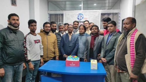কালাইয়ে দৈনিক ইত্তেফাক ৭২ বছর প্রতিষ্ঠাবার্ষিকী উদযাপিত